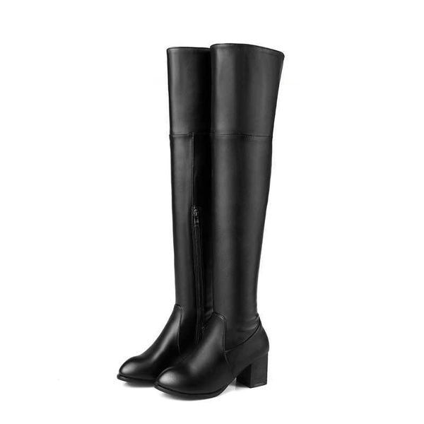 women's winter high boots for women shoes warm plush black white over-the-knee snow boots women large size 48 shoes 210429
women's winter high boots for women shoes warm plush black white over-the-knee snow boots women large size 48 shoes 210429