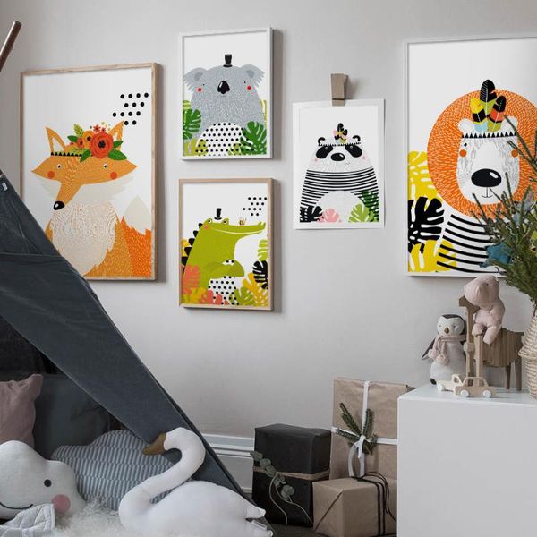 paintings wall art canvas painting lion bear crocodile koala panda animal prints nordic posters and pictures baby room
paintings wall art canvas painting lion bear crocodile koala panda animal prints nordic posters and pictures baby room