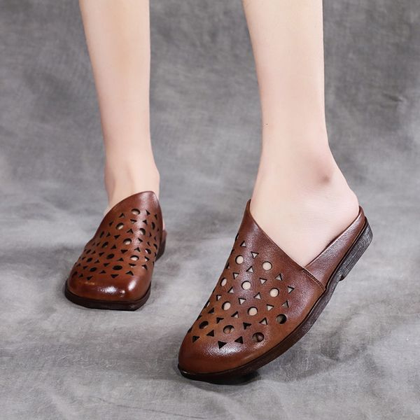sandlias genuno das mulheres completo vero nova sola macia plana buraco oco sapatos de couro feminino, Black
sandlias genuno das mulheres completo vero nova sola macia plana buraco oco sapatos de couro feminino, Black