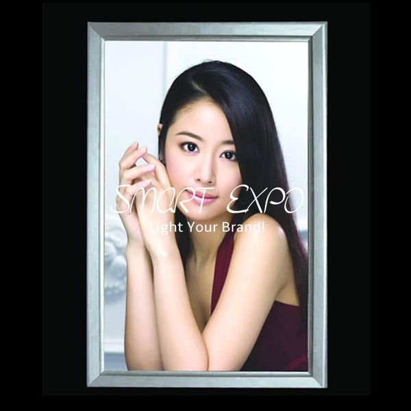 a1 light box for advertising display edge-lit 4-side snap frame single wall mounted custom adapter and plug
a1 light box for advertising display edge-lit 4-side snap frame single wall mounted custom adapter and plug