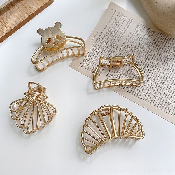 fhm0 back of s metal barrettes french clip hair grab large shark clip horsetail headdress headdress hairpin, Golden;silver
fhm0 back of s metal barrettes french clip hair grab large shark clip horsetail headdress headdress hairpin, Golden;silver