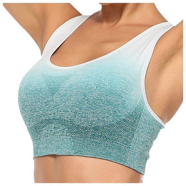 woman sports bra camis vest without steel rings gradient lingerie underwear seamless camisole women's tanks &, White
woman sports bra camis vest without steel rings gradient lingerie underwear seamless camisole women's tanks &, White