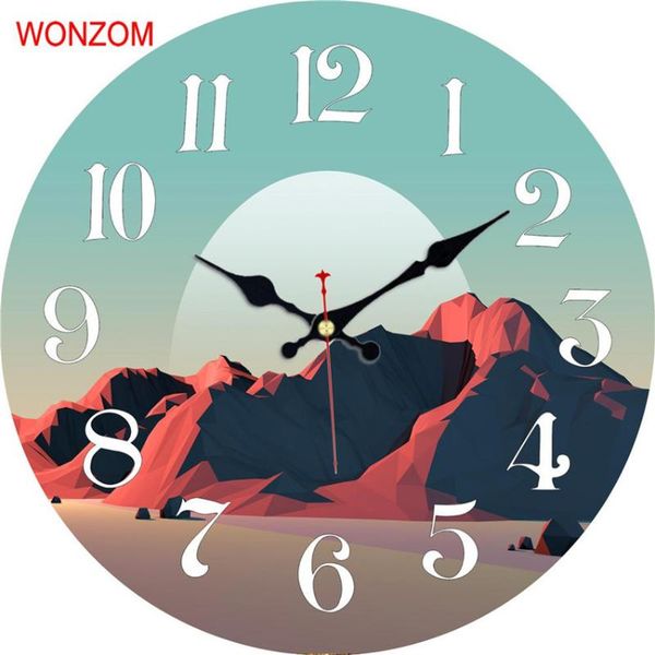 wall clocks wonzom abstract mountain large clock silent living room decor saat home decoration watch scenery reloj de pared
wall clocks wonzom abstract mountain large clock silent living room decor saat home decoration watch scenery reloj de pared