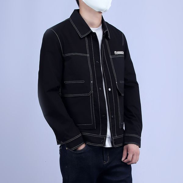 jackets men's casual korean spring and autumn open line pocket decoration trend fashion men's et, Black;brown
jackets men's casual korean spring and autumn open line pocket decoration trend fashion men's et, Black;brown
