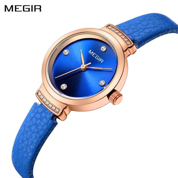 wristwatches megir women luxury watch diamond fashion simple watches slim leather band ladies women's clock relogio feminino, Slivery;brown
wristwatches megir women luxury watch diamond fashion simple watches slim leather band ladies women's clock relogio feminino, Slivery;brown