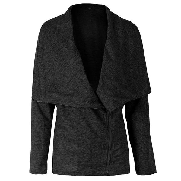 women's jackets autumn jacket loose casual lady cardigan fashion zipper long sleeves short outwear large size ladies coat, Black;brown
women's jackets autumn jacket loose casual lady cardigan fashion zipper long sleeves short outwear large size ladies coat, Black;brown