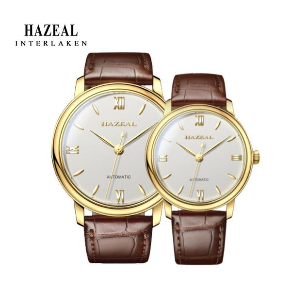 wristwatches hazeal switzerland luxury automatic couple watch for lover mechincal wristwatch waterproof fashion relojes gift women man 2021, Slivery;brown
wristwatches hazeal switzerland luxury automatic couple watch for lover mechincal wristwatch waterproof fashion relojes gift women man 2021, Slivery;brown