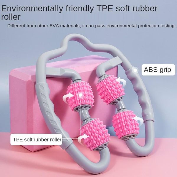 accessories 4 wheel u-shaped massage rollers for legs neck and arms relaxation roller massager yoga pilates sports fitness equipment
accessories 4 wheel u-shaped massage rollers for legs neck and arms relaxation roller massager yoga pilates sports fitness equipment