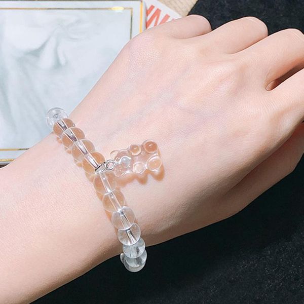 beaded, strands lovely girl heart bear soft cute white crystal bracelet female couple men and women personality sh179, Black
beaded, strands lovely girl heart bear soft cute white crystal bracelet female couple men and women personality sh179, Black