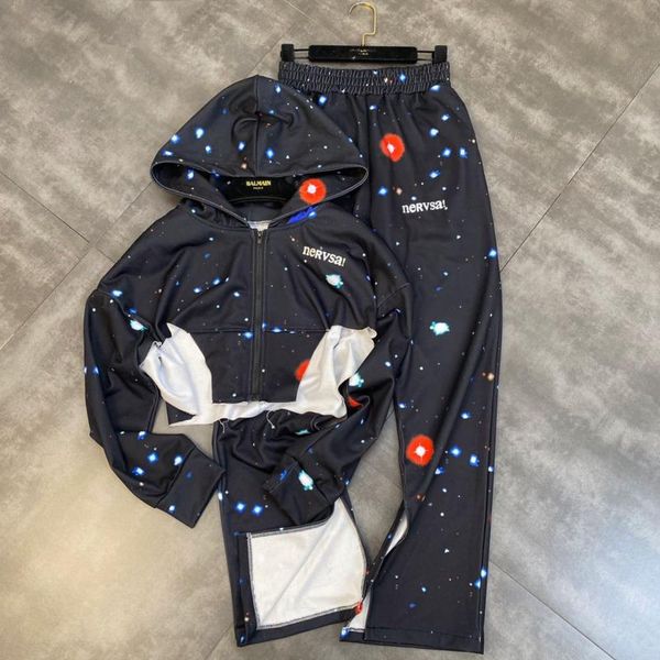 women's two piece pants fabpop 2021 autumn long sleeve hooded zipper sweatshirt crop elastic set tracksuit gc074, White
women's two piece pants fabpop 2021 autumn long sleeve hooded zipper sweatshirt crop elastic set tracksuit gc074, White
