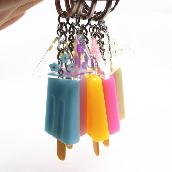 keychains simulation cream flower resin keychain fashion creative summer fresh popsicle pendant for student gifts fit bookbag /key, Silver
keychains simulation cream flower resin keychain fashion creative summer fresh popsicle pendant for student gifts fit bookbag /key, Silver