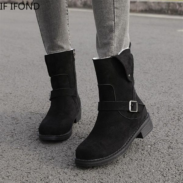 boots if ifond fashion winter women snow round toe flock warm fur med boot square heel platform plus size 35-43 dzgu, Black
boots if ifond fashion winter women snow round toe flock warm fur med boot square heel platform plus size 35-43 dzgu, Black
