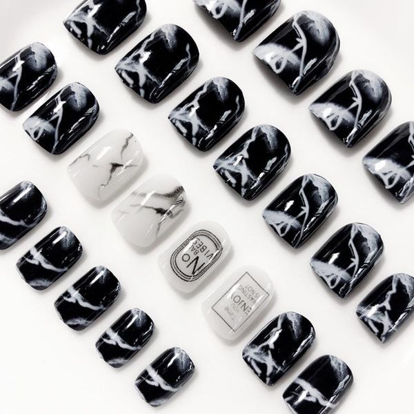 24pcs fashion fake nails khaki white marble square artificial nail tips with glue sticker for office home faux drop1, Red;gold
24pcs fashion fake nails khaki white marble square artificial nail tips with glue sticker for office home faux drop1, Red;gold