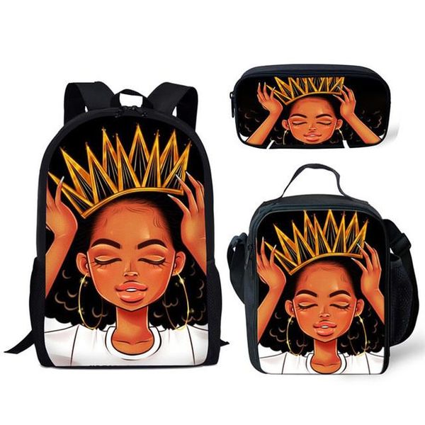 backpack 3pcs/set school bags for kids afro black girl african lunch box girls children mochila escolar teenager pencil case
backpack 3pcs/set school bags for kids afro black girl african lunch box girls children mochila escolar teenager pencil case