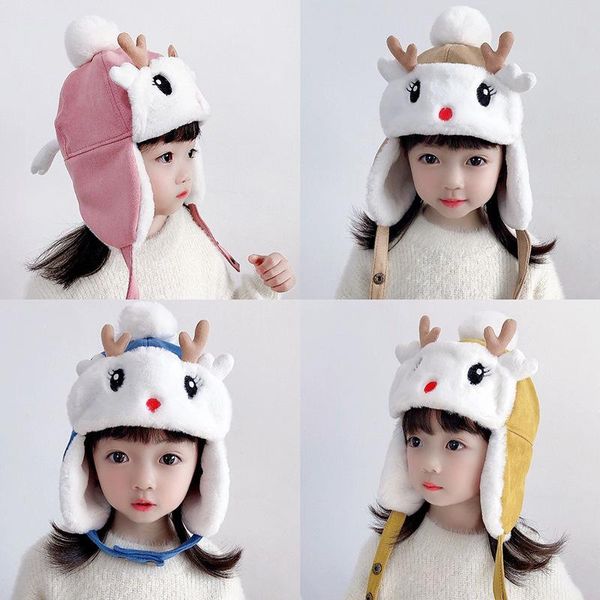 caps & hats smgslib baby girls cartoon antler pompom chin strap ear flap cap warm cotton hat plush winter for 1-5 years, Yellow
caps & hats smgslib baby girls cartoon antler pompom chin strap ear flap cap warm cotton hat plush winter for 1-5 years, Yellow