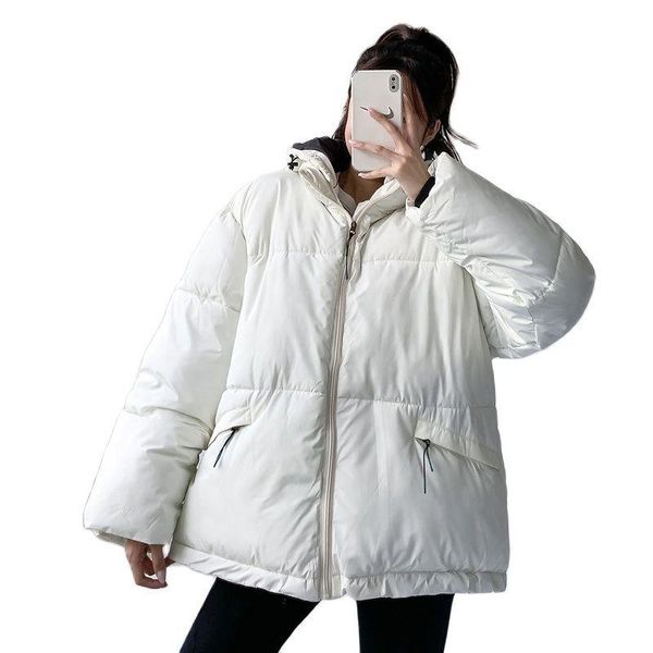 women's trench coats 2021 down jacket bread winter student thickened short cotton fashion temperament elegant lady, Tan;black
women's trench coats 2021 down jacket bread winter student thickened short cotton fashion temperament elegant lady, Tan;black