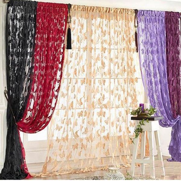 curtain & drapes butterfly pattern embroidery door window tassel string room divider scarf for living bedroom
curtain & drapes butterfly pattern embroidery door window tassel string room divider scarf for living bedroom