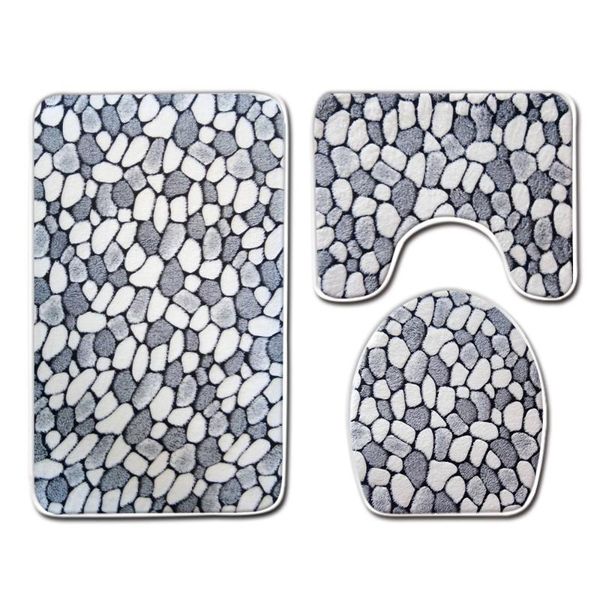 bath mats 3pcs carpet set bathroom flower stone printing non-slip mat kitchen doormats decor toilet seat tank cover rugs
bath mats 3pcs carpet set bathroom flower stone printing non-slip mat kitchen doormats decor toilet seat tank cover rugs