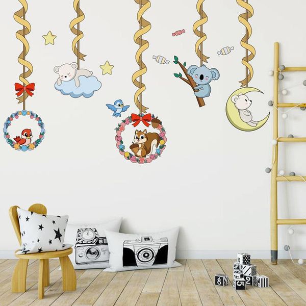 animal garland wall sticker for girls room decoration baby bedroom cartoon mural nursery decals home decor children stickers
animal garland wall sticker for girls room decoration baby bedroom cartoon mural nursery decals home decor children stickers