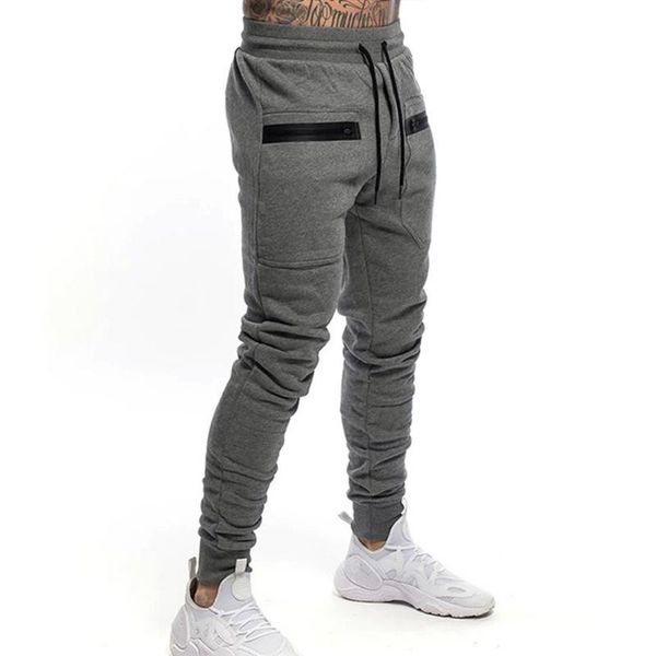 men's pants zip pockets bottoms joggers solid color sports silm fit skinny ropa para hombre mens clothing fashion, Black
men's pants zip pockets bottoms joggers solid color sports silm fit skinny ropa para hombre mens clothing fashion, Black