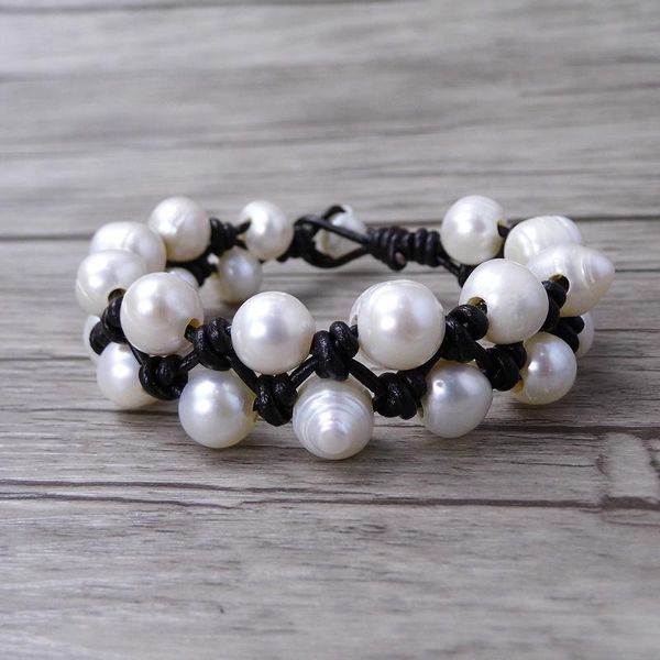 tennis white pearl beads bracelet leather boho wrap real freshwater 5 wraps jewelry yoga, Golden;silver
tennis white pearl beads bracelet leather boho wrap real freshwater 5 wraps jewelry yoga, Golden;silver