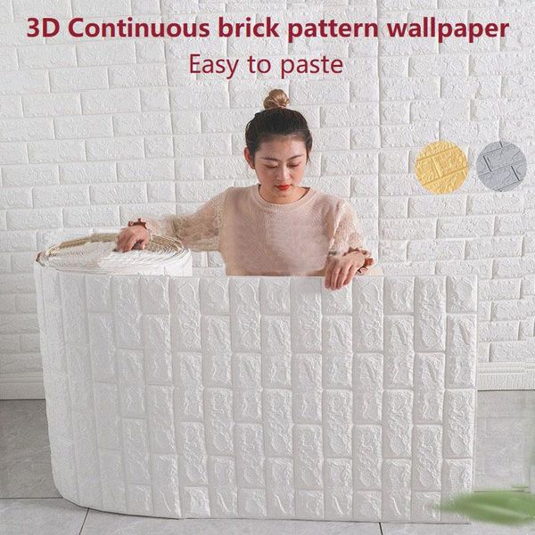 wall stickers 70cm*1m 3d self-adhesive continuous sticker waterproof brick pattern wallpaper bedroom diy home decoration
wall stickers 70cm*1m 3d self-adhesive continuous sticker waterproof brick pattern wallpaper bedroom diy home decoration