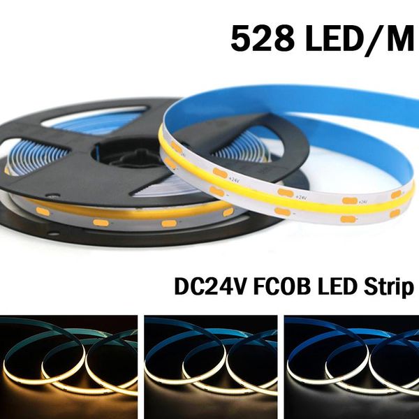 strips dc24v 528 leds fcob led strip light ra90 cob lights high density fob flexible warm nature cool white linear dimmable 10w/m
strips dc24v 528 leds fcob led strip light ra90 cob lights high density fob flexible warm nature cool white linear dimmable 10w/m