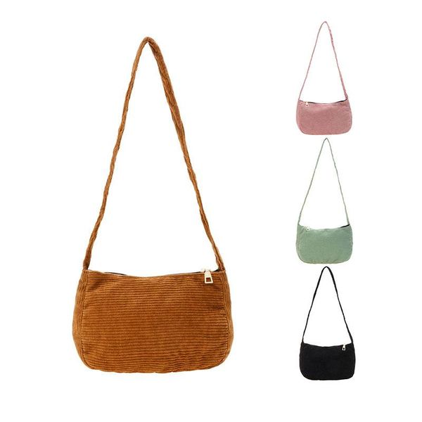 evening bags 2021 products women's corduroy shoulder bag fashionable striped fabric handbag women shopping armpit bolsos para mujer
evening bags 2021 products women's corduroy shoulder bag fashionable striped fabric handbag women shopping armpit bolsos para mujer