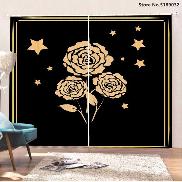 european luxury blackout window drapes 2 panel/set iron chain treatments 3d rose flower print for bedroom curtain &
european luxury blackout window drapes 2 panel/set iron chain treatments 3d rose flower print for bedroom curtain &