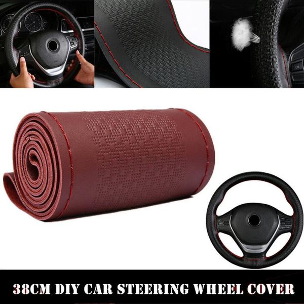 steering wheel covers 38cm cover anti-slip auto car comfortable cowhide diy decoration leather
steering wheel covers 38cm cover anti-slip auto car comfortable cowhide diy decoration leather