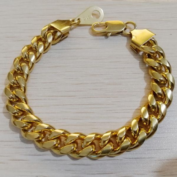 link, chain 8/10mm silver gold cuban link bracelet for men 316l stainless steel curb mens jewelry pulseras hip hop 2021, Black
link, chain 8/10mm silver gold cuban link bracelet for men 316l stainless steel curb mens jewelry pulseras hip hop 2021, Black