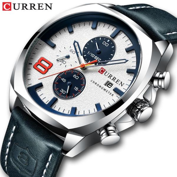 wristwatches relogio masculino men watches curren military analog quartz clock men's sport wristwatch male waterproof watch, Slivery;brown
wristwatches relogio masculino men watches curren military analog quartz clock men's sport wristwatch male waterproof watch, Slivery;brown