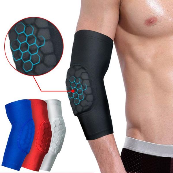1pc sports gym fitness elbow support pad honeycomb elastic arm joint protector paded sleeve breathbable pads 4 colors & knee, Black;gray
1pc sports gym fitness elbow support pad honeycomb elastic arm joint protector paded sleeve breathbable pads 4 colors & knee, Black;gray