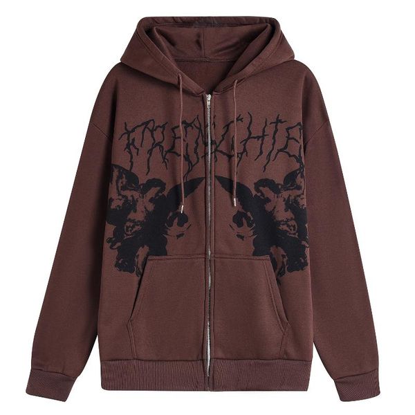women's hoodies & sweatshirts women hip hop streetwear men jacket angel dark print ies coat goth harajuku y2k clothes punk outwear zipp, Black
women's hoodies & sweatshirts women hip hop streetwear men jacket angel dark print ies coat goth harajuku y2k clothes punk outwear zipp, Black