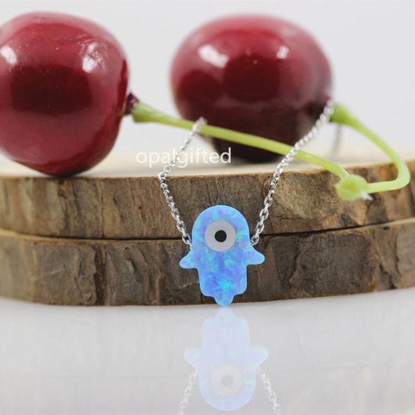 pendant necklaces 1pc summer synthetic hamsa opal necklace cute hand design s925 for women/girl fashion jewelry, Silver
pendant necklaces 1pc summer synthetic hamsa opal necklace cute hand design s925 for women/girl fashion jewelry, Silver