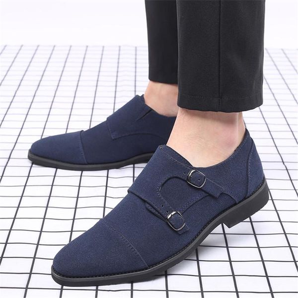 dress shoes eur 38-48 suede men loafers metal buckle design elegant slip on man shoe vintage retro wedding men's footwear casual flats, Black
dress shoes eur 38-48 suede men loafers metal buckle design elegant slip on man shoe vintage retro wedding men's footwear casual flats, Black