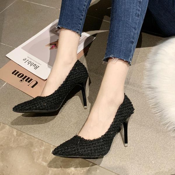 dress shoes women pumps high thin heel pointed toe solid shallow fashion ladies female w32-13, Black
dress shoes women pumps high thin heel pointed toe solid shallow fashion ladies female w32-13, Black