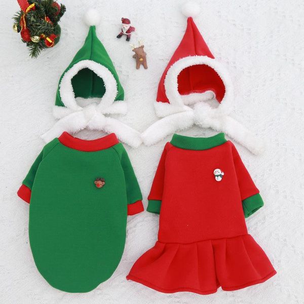 dog apparel cute christmas style autumn winter pet clothes with hat boy girl cat hooded coat jacket for small puppy clothing
dog apparel cute christmas style autumn winter pet clothes with hat boy girl cat hooded coat jacket for small puppy clothing