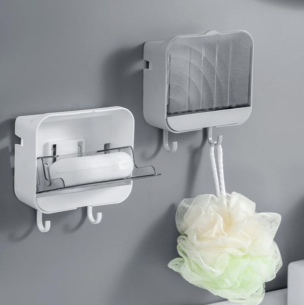 soap dishes creative shelf perforation wall-mounted drain toilet clamshell laundry box with lid hook holder 
soap dishes creative shelf perforation wall-mounted drain toilet clamshell laundry box with lid hook holder