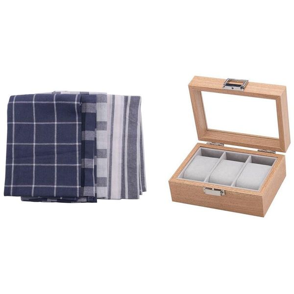 5pcs cotton table napkins cloth with wooden watch box organizer storage boxes & cases, Black;blue
5pcs cotton table napkins cloth with wooden watch box organizer storage boxes & cases, Black;blue