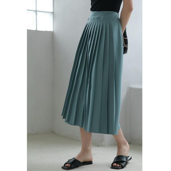 skirts spring 2021 elastic waist pure color woman pleated elegant chiffon high a line women maxi mujer faldas, Black
skirts spring 2021 elastic waist pure color woman pleated elegant chiffon high a line women maxi mujer faldas, Black