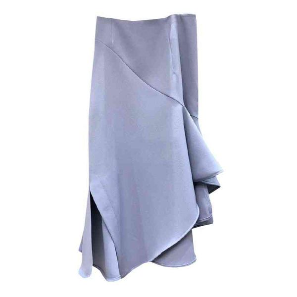 chic solid irregular ruffles woman skirts korean fashion asymmetrical design mid length skirt spring high waist faldas mujer 210514, Black
chic solid irregular ruffles woman skirts korean fashion asymmetrical design mid length skirt spring high waist faldas mujer 210514, Black