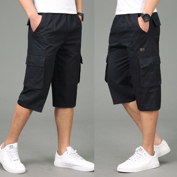 men's shorts mens cotton summer loose straight cropped pants oversize army sports casual baggy men clothing breeches 6xl q6cc, White;black
men's shorts mens cotton summer loose straight cropped pants oversize army sports casual baggy men clothing breeches 6xl q6cc, White;black