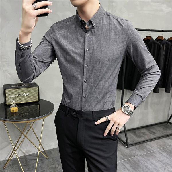 men's casual shirts fall 2021 shirt fashion dress deluxe printed is suitable for all long-sleeved, White;black
men's casual shirts fall 2021 shirt fashion dress deluxe printed is suitable for all long-sleeved, White;black