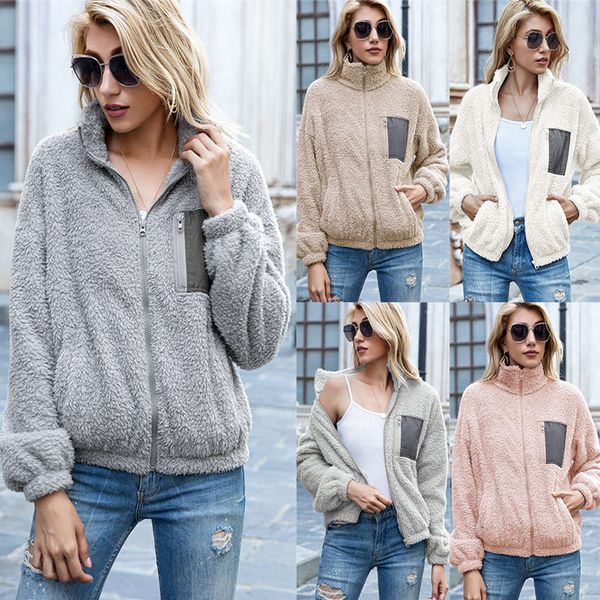 autumn winter double-sided velvet color matching zipper cardigan plush sweater wear, Black;brown
autumn winter double-sided velvet color matching zipper cardigan plush sweater wear, Black;brown