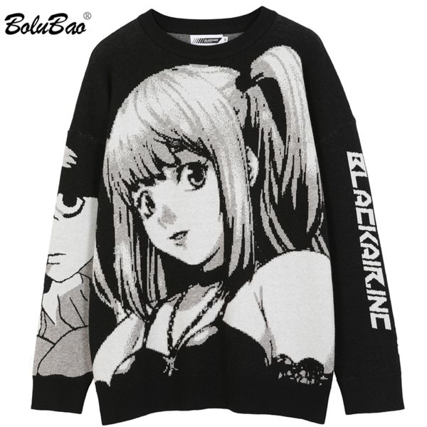 bolubao men's cotton sweater, street hip hop style, harajuku, retro, japan, autumn, 2021, White;black
bolubao men's cotton sweater, street hip hop style, harajuku, retro, japan, autumn, 2021, White;black