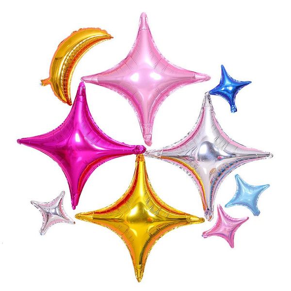 party decoration 10/24 inch four-pointed star foil balloon wedding baby birthday decorations kids aluminum macaron accessories
party decoration 10/24 inch four-pointed star foil balloon wedding baby birthday decorations kids aluminum macaron accessories