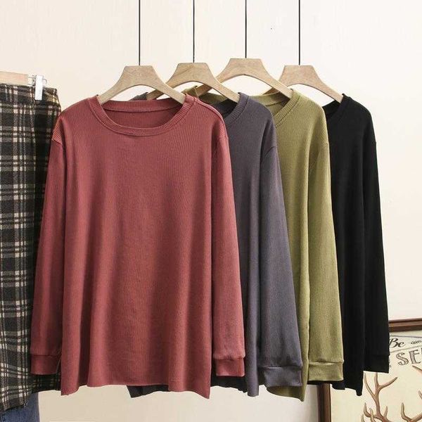 women's t-shirt spring women t shirt oversize fashion casual clothes female solid color o neck long sleeve camiseta 93e4, White
women's t-shirt spring women t shirt oversize fashion casual clothes female solid color o neck long sleeve camiseta 93e4, White