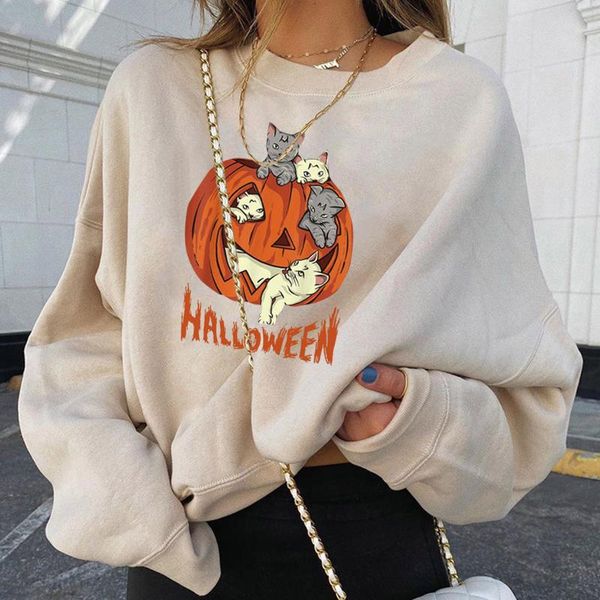 women's hoodies & sweatshirts halloween cat pumpkin printed for women casual long sleeve o-neck pullover sweatshirt autumn lady loose s, Black
women's hoodies & sweatshirts halloween cat pumpkin printed for women casual long sleeve o-neck pullover sweatshirt autumn lady loose s, Black