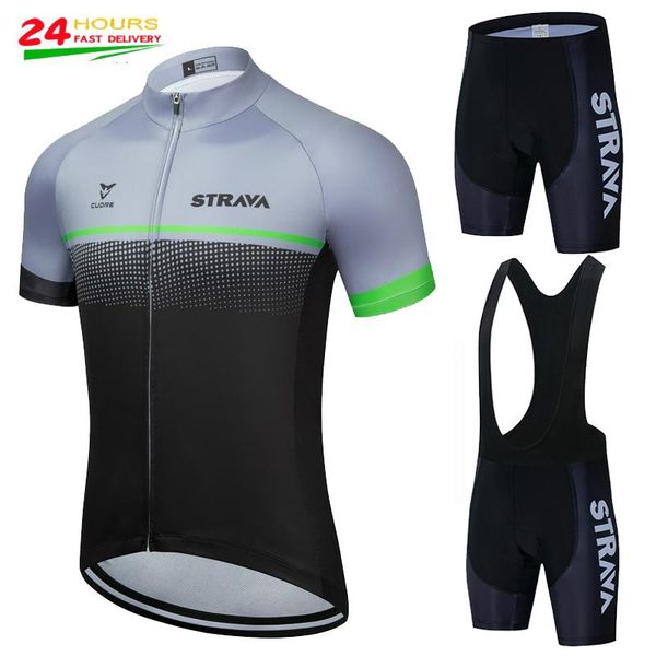 cycling jersey set 2021 strava summer bicycle clothing maillot ropa ciclismo hombre mtb bike clothes sportswear suit racing sets, Black;blue 
cycling jersey set 2021 strava summer bicycle clothing maillot ropa ciclismo hombre mtb bike clothes sportswear suit racing sets, Black;blue